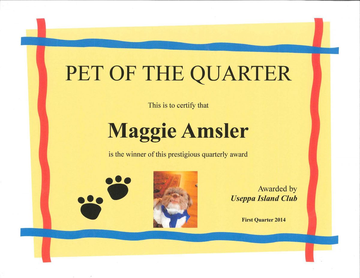 Pet of the Quarter