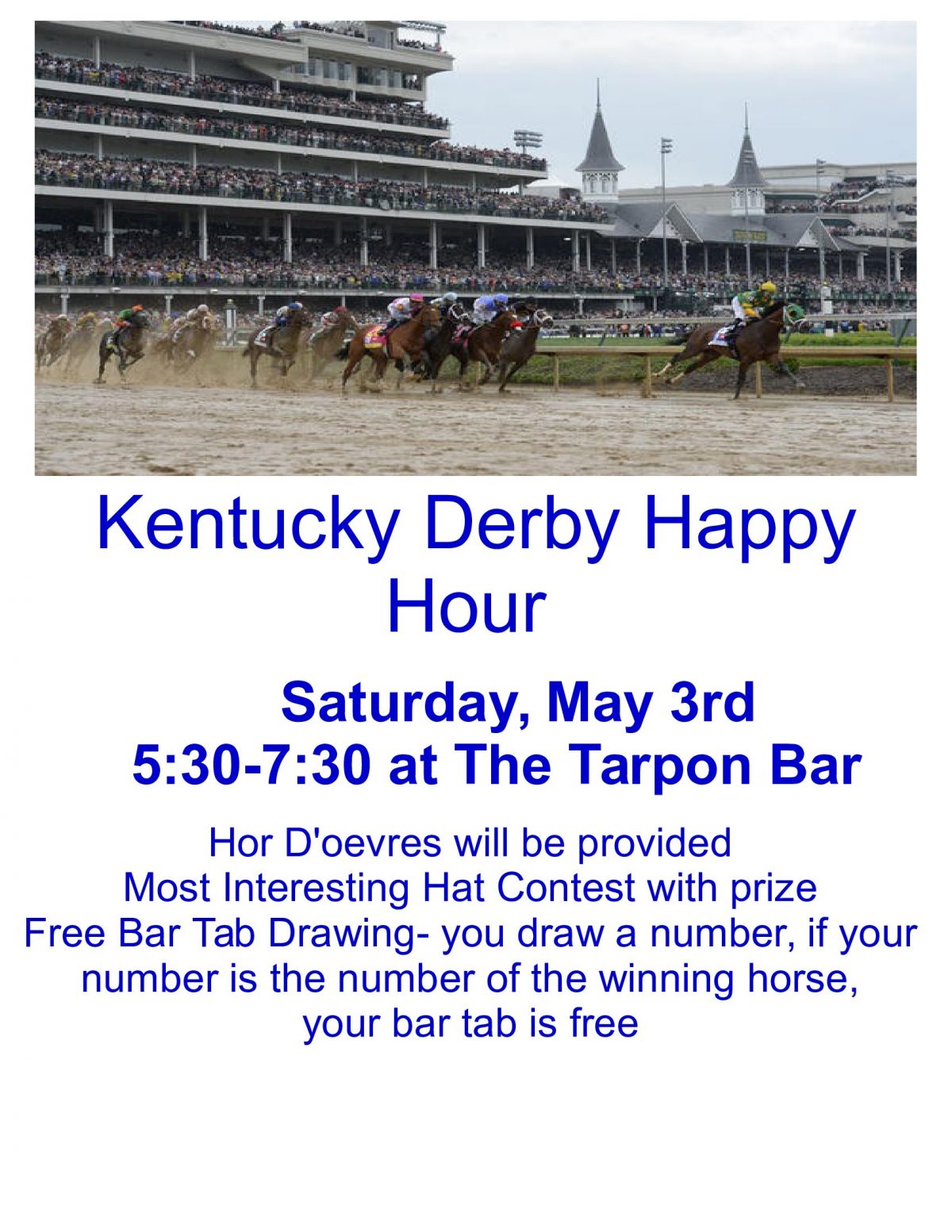 Kentucky Derby Happy Hour