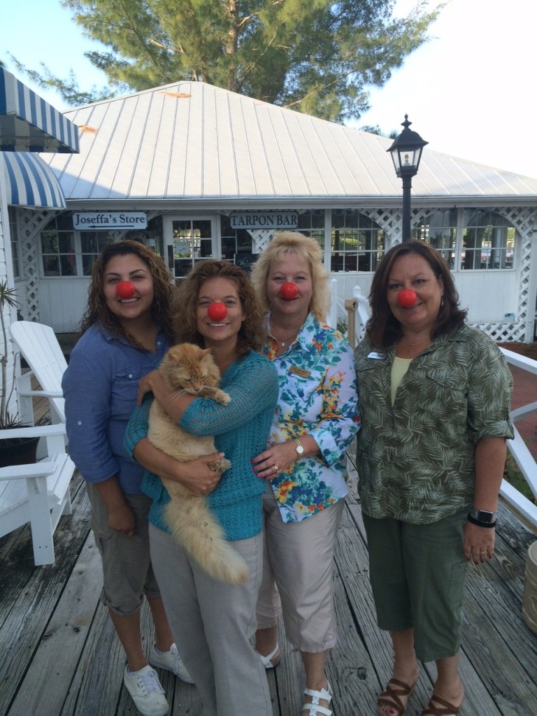 Useppa Celebrating Red Nose Day 2015